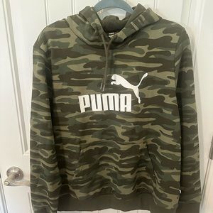 NWT Puma Camo Hoodie XXL